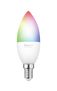 Smart WIFI LED Candle White & Colour E14-Front