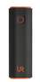 Cinco PowerBank 2600 Portable Charger - black/orange-Side