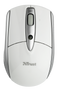 Retractable Laser Mini Mouse for Mac & Windows PC - White-Top