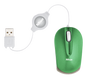 Nanou Retractable Micro Mouse - Green-Top