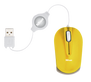 Nanou Retractable Micro Mouse - Yellow-Top
