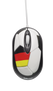 Football Mouse with Mouse pad - Deutschland-Top