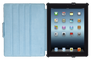 Hardcover Skin & Folio Stand for iPad - black-Top