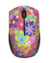 Ovi Wireless Ultra Small Mouse - pink flower power-Top