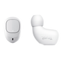 Nika Compact Bluetooth Wireless Earphones - white-Top
