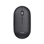 Puck Rechargeable Bluetooth Wireless Mouse - black-Top