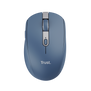Ozaa Compact Multi-Device Wireless Mouse - Blue-Top