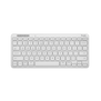 Lyra Compact Wireless Keyboard - White-Top