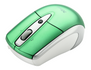 Retractable Laser Mini Mouse for Mac & Windows PC - Green-Visual