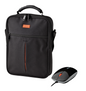 Vertico 10" Netbook Bag & Slimline Mouse - black/orange-Visual