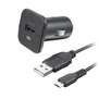 5W Car Charger with Micro USB cable - black-Visual