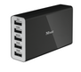 25W Wall Charger with 5 USB ports - black-Visual