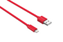 Flat Lightning Cable 1m - red-Visual