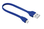 Flat Lightning Cable 20cm - blue-Visual