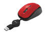 Yvi Retractable Mouse - red-Visual