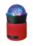 Dixxo Go Wireless Bluetooth Speaker with party lights - red-Visual