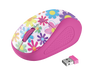 Primo Wireless Mouse - pink flowers-Visual
