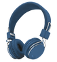 Ziva Foldable Headphones for smartphone and tablet - blue-Visual