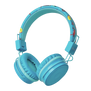 Comi Bluetooth Wireless Kids Headphones - blue-Visual