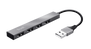 Halyx Aluminium 4-Port Mini USB Hub-Visual