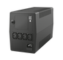 Paxxon 1000VA UPS with 4 IEC power outlets-Visual