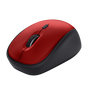Yvi+ Silent Wireless Mouse Eco - red-Visual