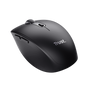Ozaa Compact Multi-Device Wireless Mouse - Black-Visual