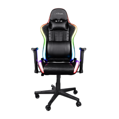 GXT 716 Rizza RGB LED Illuminated Gaming Chair-Front