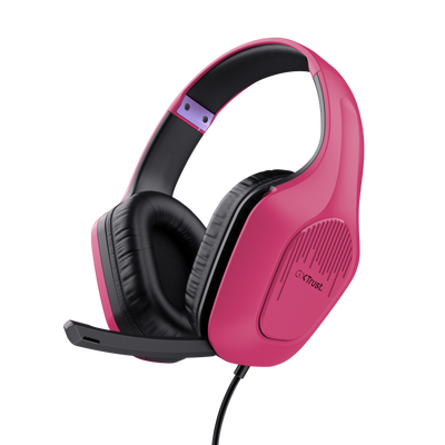 GXT 415P Zirox Gaming headset - Pink-Visual