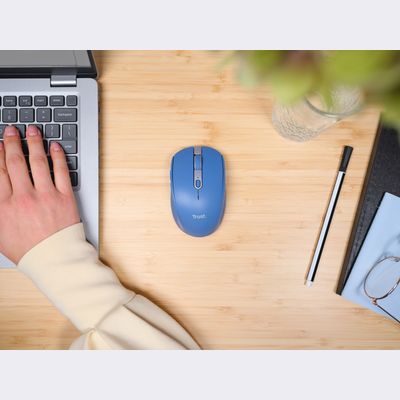 Ozaa Compact Multi-Device Wireless Mouse - Blue