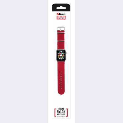 Nylon Wrist Band for Apple Watch 38mm - red