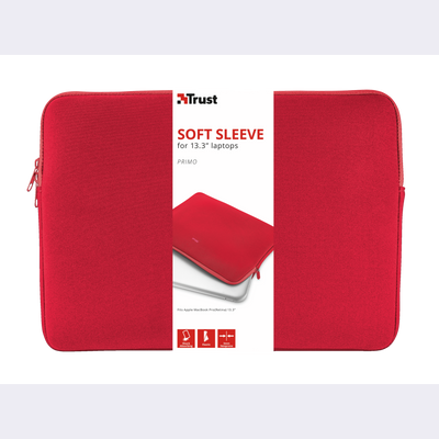 Primo Soft Sleeve for 13.3" laptops - red