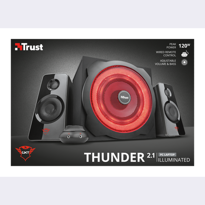 GXT 4628 Thunder 2.1 Illuminated Speaker Set