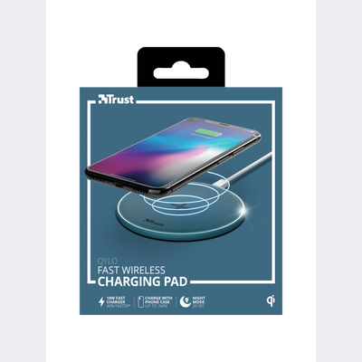 Qylo Fast Wireless Charging Pad 7.5/10W - blue