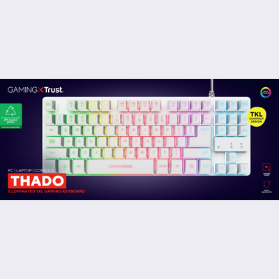 GXT 833W Thado TKL Keyboard white