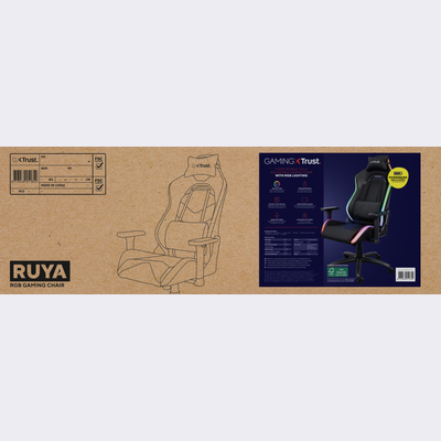 GXT 719 Ruya RGB Gaming Chair - Black