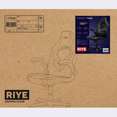 GXT 703 Riye Gaming Chair - Black UK