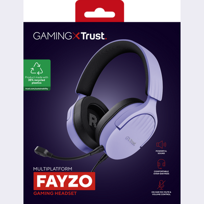 GXT 489P Fayzo Multiplatform Headset - Purple