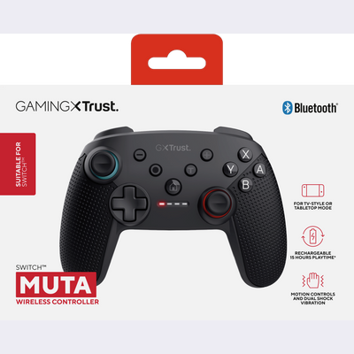 GXT 1246 Muta wireless controller for Nintendo Switch - Black