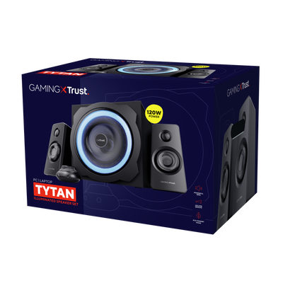 GXT 628 Tytan 2.1 Illuminated Speaker Set