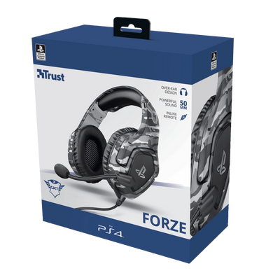 GXT 488 Forze-G PS4 Gaming Headset PlayStation® official licensed product - grey