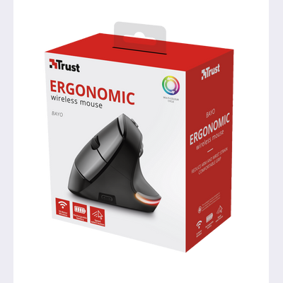 Bayo Ergonomic Rechargeable Wireless Mouse