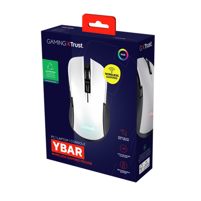 GXT 923W Ybar Wireless Gaming Mouse - white