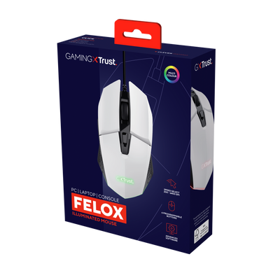 GXT 109W Felox Gaming Mouse - white