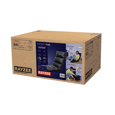 GXT 718 Rayzee Foldable Gaming Floor Chair - black
