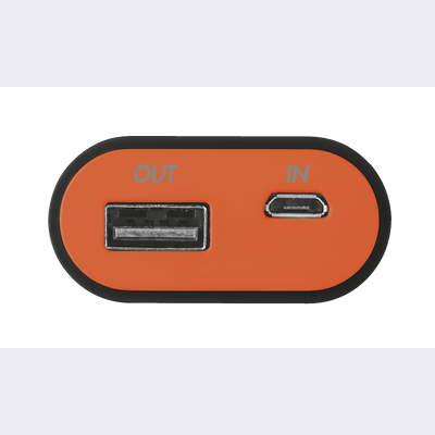 Cinco PowerBank 5200 Portable Charger - black/orange