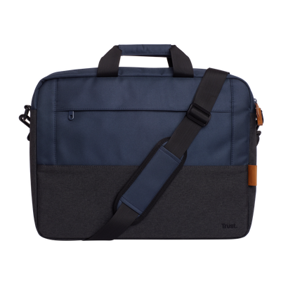 Lisboa 16" laptop carry bag  -  Blue  -Front