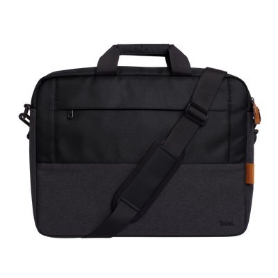 Lisboa 16" laptop carry bag - Black-Front