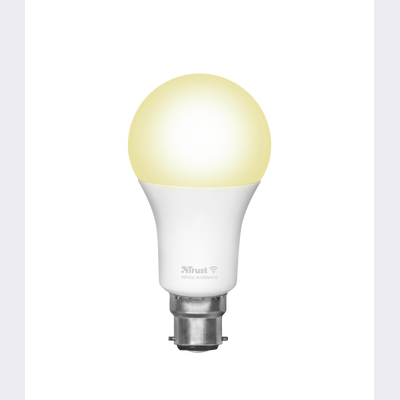 Smart WIFI LED Bulb White Ambience B22-Front