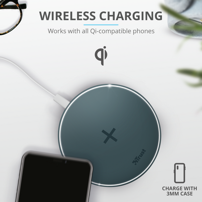 Qylo Fast Wireless Charging Pad 7.5/10W - blue